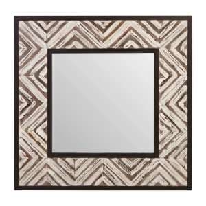 Orphee Wall Mirror With Black Wooden Frame - UK