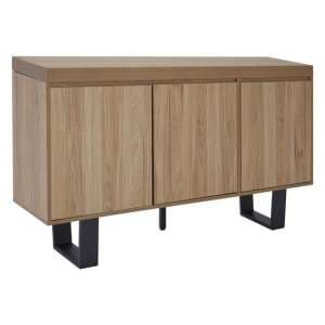 Otell Wooden Sideboard With U-Shaped base In Natural - UK