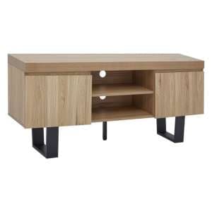 Otell Wooden TV Stand With U-Shaped base In Natural - UK