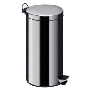 Pacific Stainless Steel 30 Litre Pedal Bin - UK