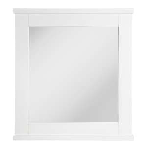 Partland Wall Bathroom Mirror In White Frame - UK