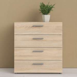 Perkin Wooden Chest Of 4 Drawers In Oak - UK