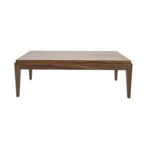 Piper Wooden Coffee Table Rectangular In Walnut - UK