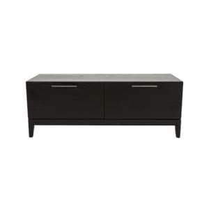 Piper Wooden TV Stand 2 Drawers In Wenge - UK