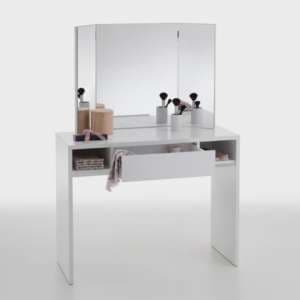Pisces Dressing Table In Glossy White