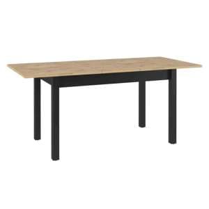 Qesso Extending Wooden Dining Table In Artisan Oak