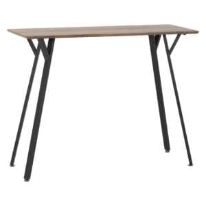 Qinson Wooden Bar Table In Medium Oak Effect - UK