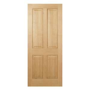 Regency Non Raised 1981mm x 838mm Internal Door In Oak - UK