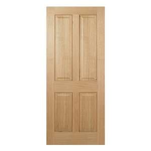Regent 4 Panels 1981mm x 533mm Internal Door In Oak - UK