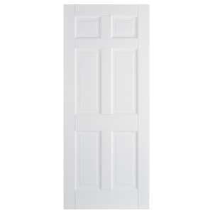 Regent 6 Panels 1981mm x 610mm Internal Door In White - UK