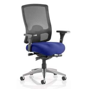 Regent Office Chair With Stevia Blue Seat And Arms