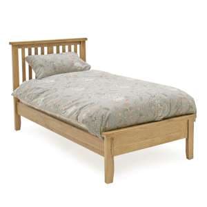 Romero Low Footboard Wooden Single Bed In Natural