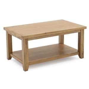 Romero Wooden Coffee Table In Natural