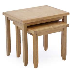 Romero Wooden Nest Of 2 Tables In Natural