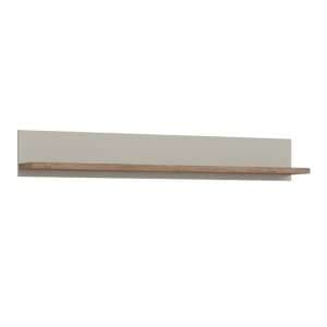 Royse Wooden Wall Shelf In Grey And Oak