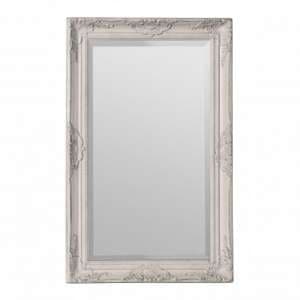 Rustin Classical Design Wall Bedroom Mirror In Cream Frame
