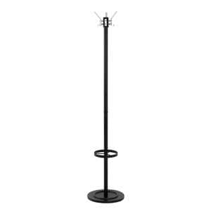 Salinas Metal Coat Stand With Umbrella Stand In Black