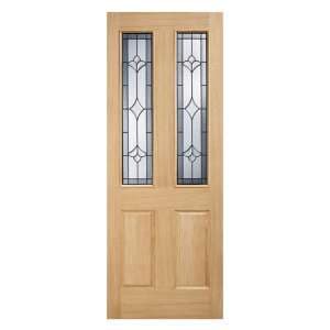 Salisbury Glazed 1981mm x 762mm External Door In Oak - UK