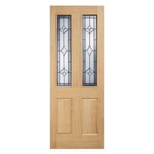 Salisbury Glazed 1981mm x 838mm External Door In Oak - UK