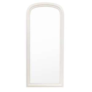 Salta Arch Wall Mirror In Stone Wooden Frame - UK