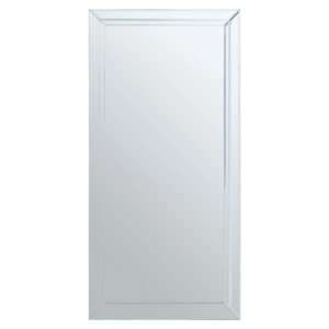Sanford Large Clear Mirrored Glass Bevelled Wall Mirror - UK
