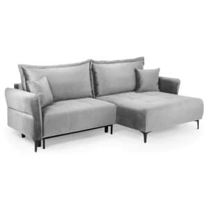 Sanford Universal Plush Velvet Sofa Bed In Grey