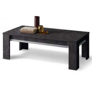 Sarver High Gloss Coffee Table In Black - UK