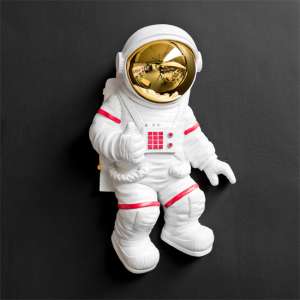 Spaceman Astronaut Thumbs Up Wall Mounted Decoration Figurine