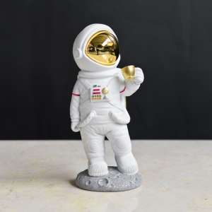 Spaceman Coffee on the Moon Astronaut Figurine