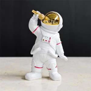 Spaceman Microphone Astronaut Figurine