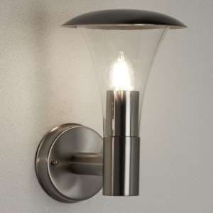 Strand Polycarbonate Wall Light In Stainless Steel Frame - UK