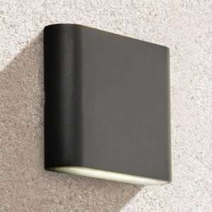 Stratford LED Outdoor Up And Down Wall Light In Black