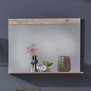 Tailor Wall Mirror With Pale Wood And Matera Frame - UK