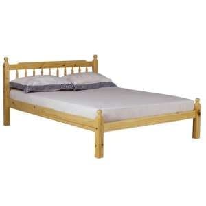 Tauret Wooden Double Bed In Pine - UK