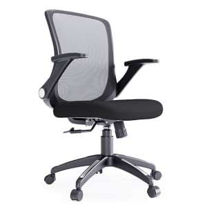 Towcester Mesh Fabric Home And Office Chair In Black - UK