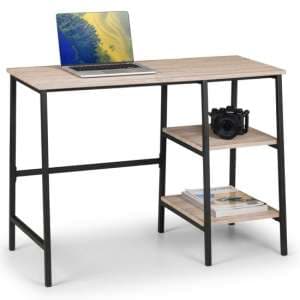 Tacita Wooden Laptop Desk In Sonoma Oak - UK