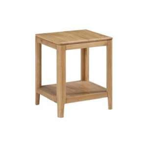 Trimble End Table In Oak With Shelf - UK
