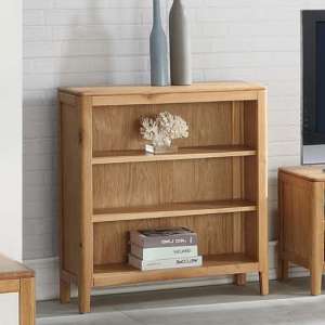 Trimble Low Bookcase In Oak With 2 Shelves - UK