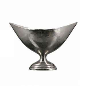 Trophy Aluminium Large Decorative Bowl In Antique Silver