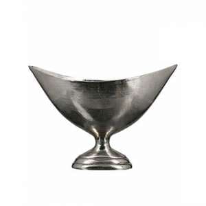 Trophy Aluminium Small Decorative Bowl In Antique Silver