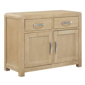 Tyler Wooden Sideboard With 2 Doors 2 Drawers In Washed Oak - UK