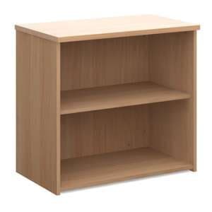 Upton Home And Office Wooden Bookcase In Beech With 1 Shelf