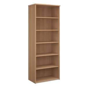 Upton Home And Office Wooden Bookcase In Beech With 5 Shelves