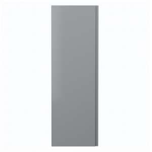 Urfa 40cm Bathroom Wall Hung Tall Unit In Satin Grey - UK