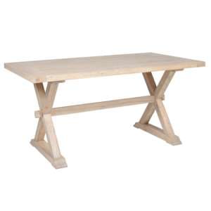 Valente Small Rectangular Wooden Dining Table In Natural