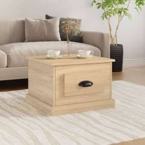 Vance Wooden Coffee Table With 1 Drawer In Sonoma Oak - UK