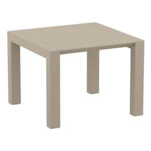 Ventsor Outdoor Extending Dining Table In Taupe - UK