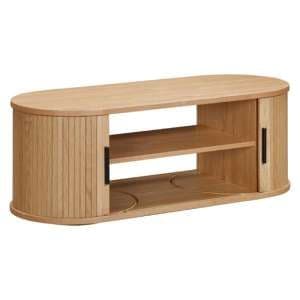 Vevey Wooden Coffee Table With Storage In Natural Oak