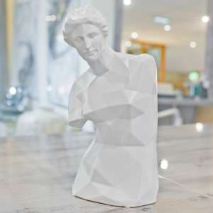 Visalia Ceramic Venus De Milo Sculpture In White