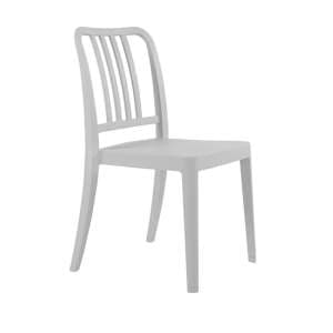 Vivian Polypropylene Side Chair In Grey - UK